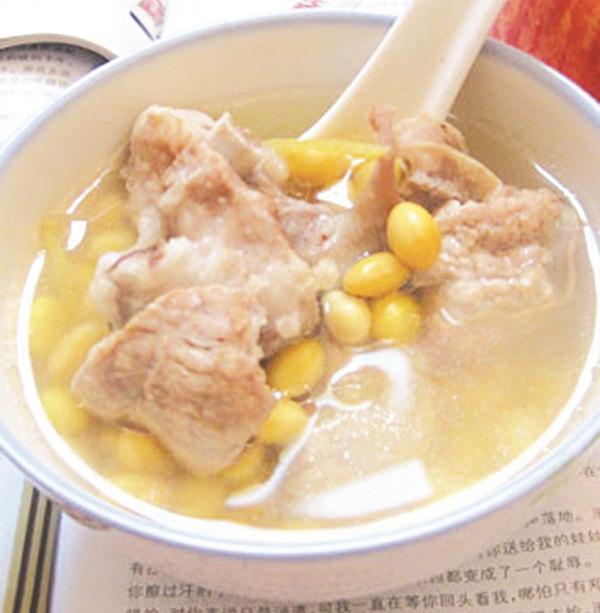 củ cải xào đậu nành